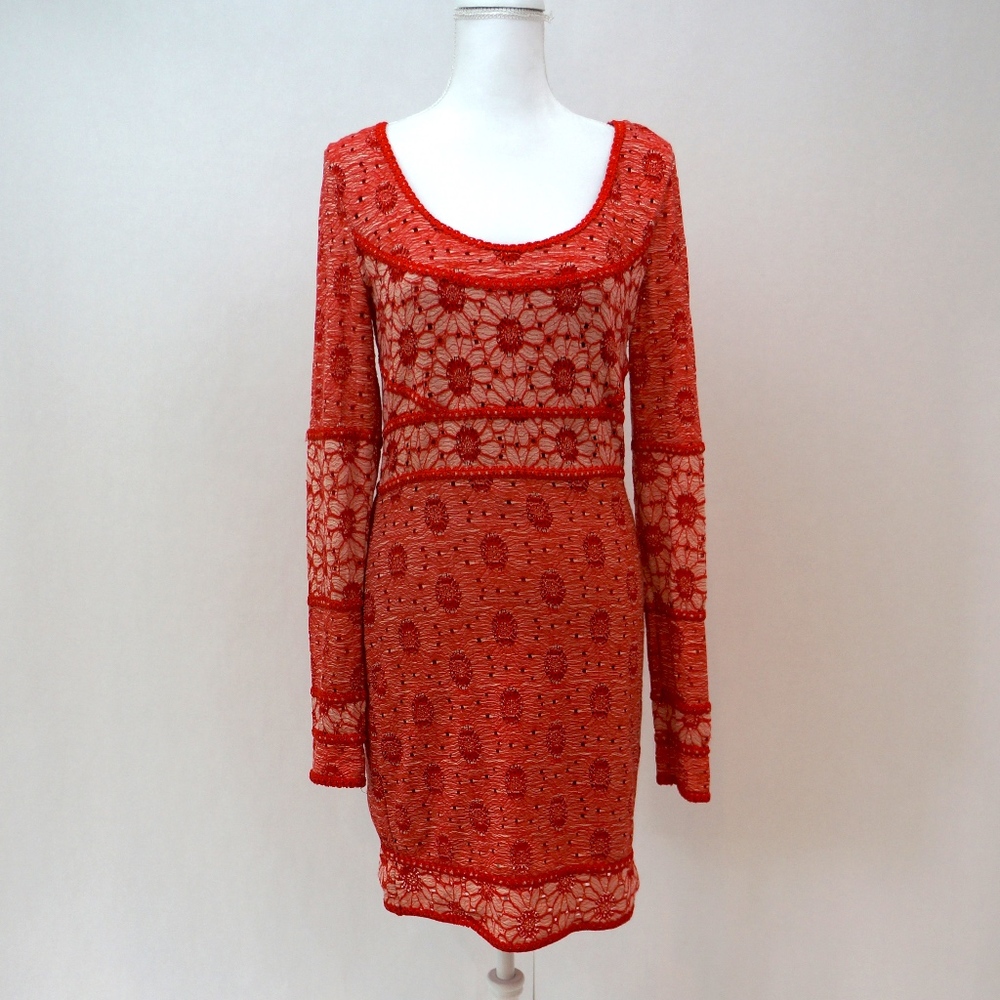 Free People flower bodycon dress